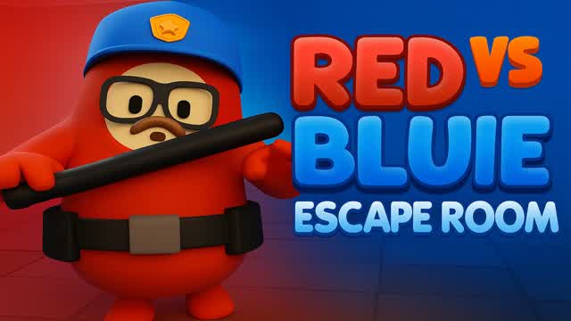NEW!đ”đŽRED VS BLUE BEST ESCAPE ROOMđŽđ”