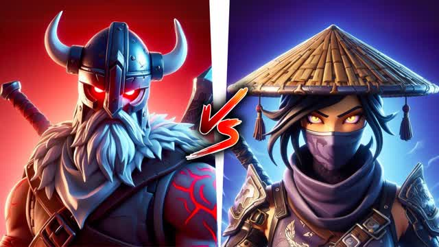 NINJA VS VIKING 🔴🔵