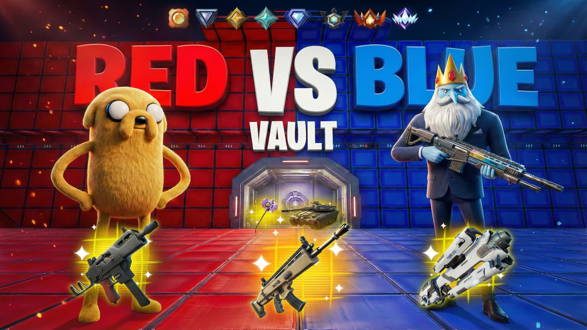 CRAZY - RED VS PRIME BLUE 🔴🔵