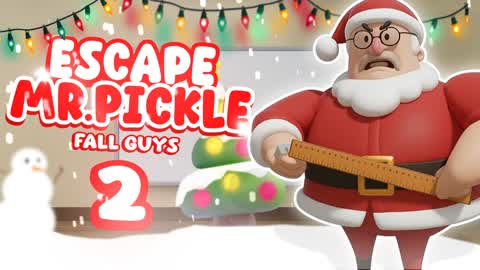 ESCAPE FROM MR.PICKLE 2 FALL GUYS 🎒