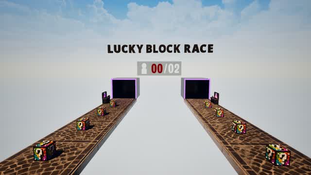 1V1 LUCKY BLOCK RACE🏆