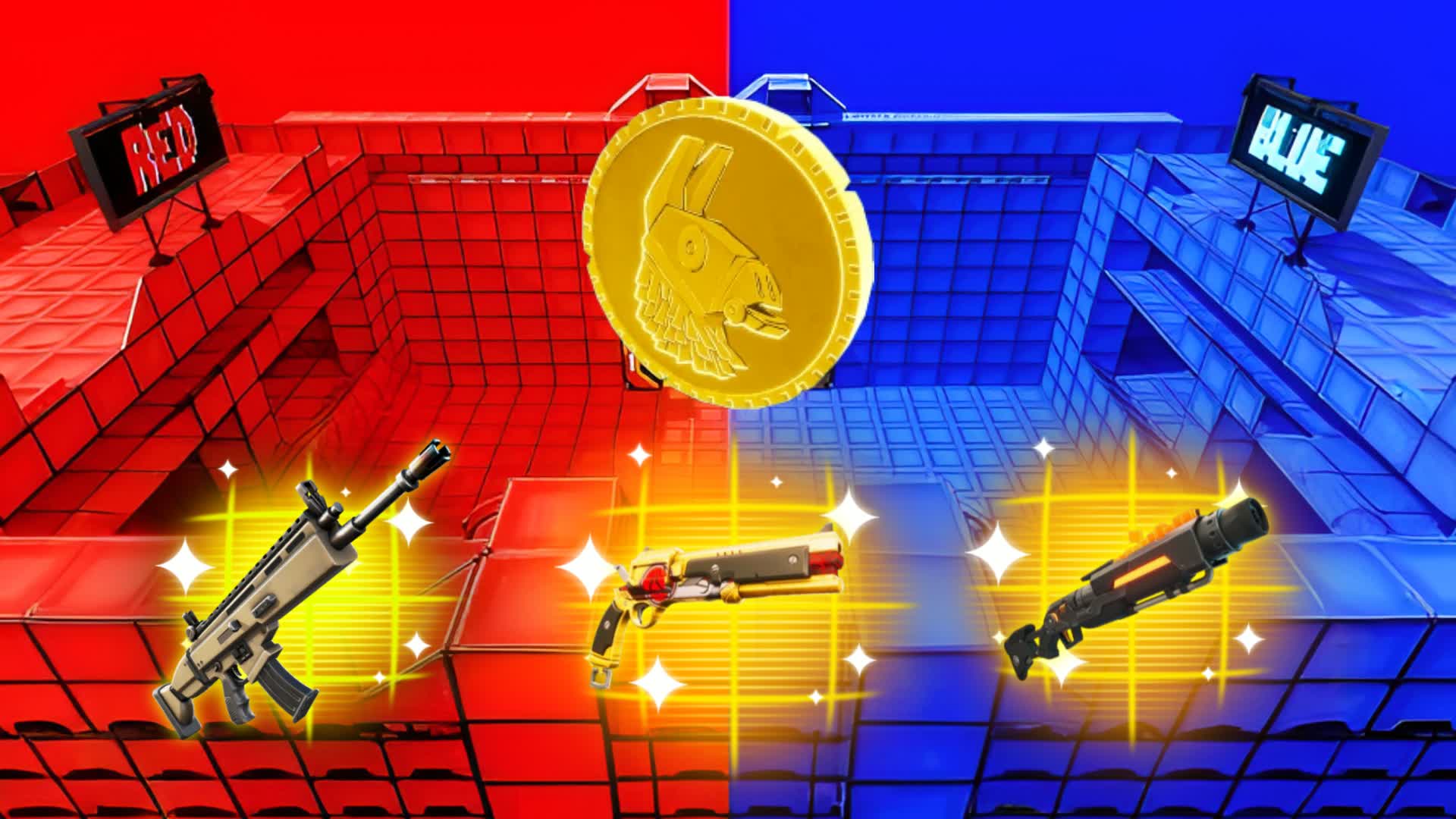 赤と青の対決 🔴🔵