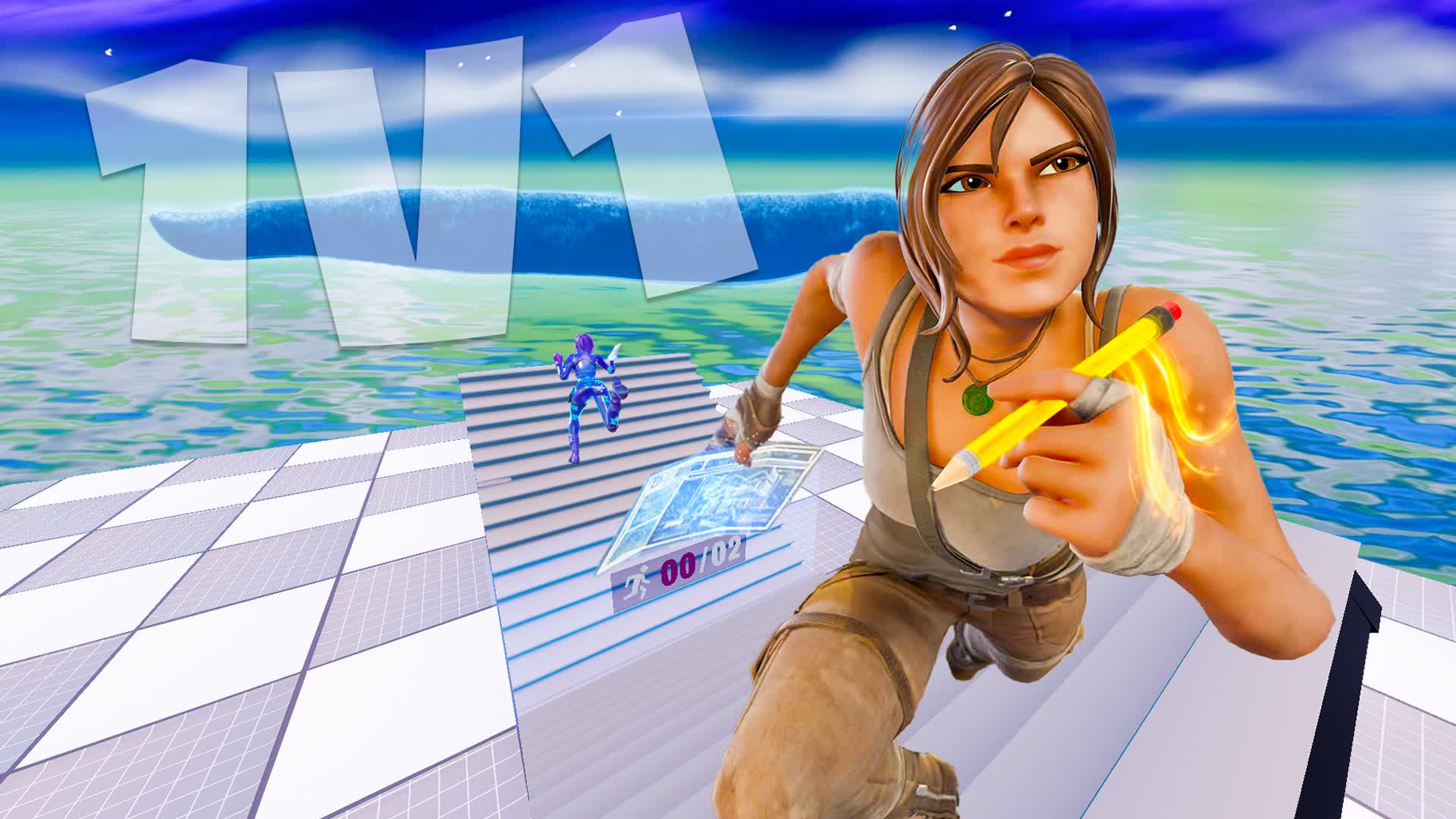 1V1 Ultra 1V1V1 Build Fight Practice