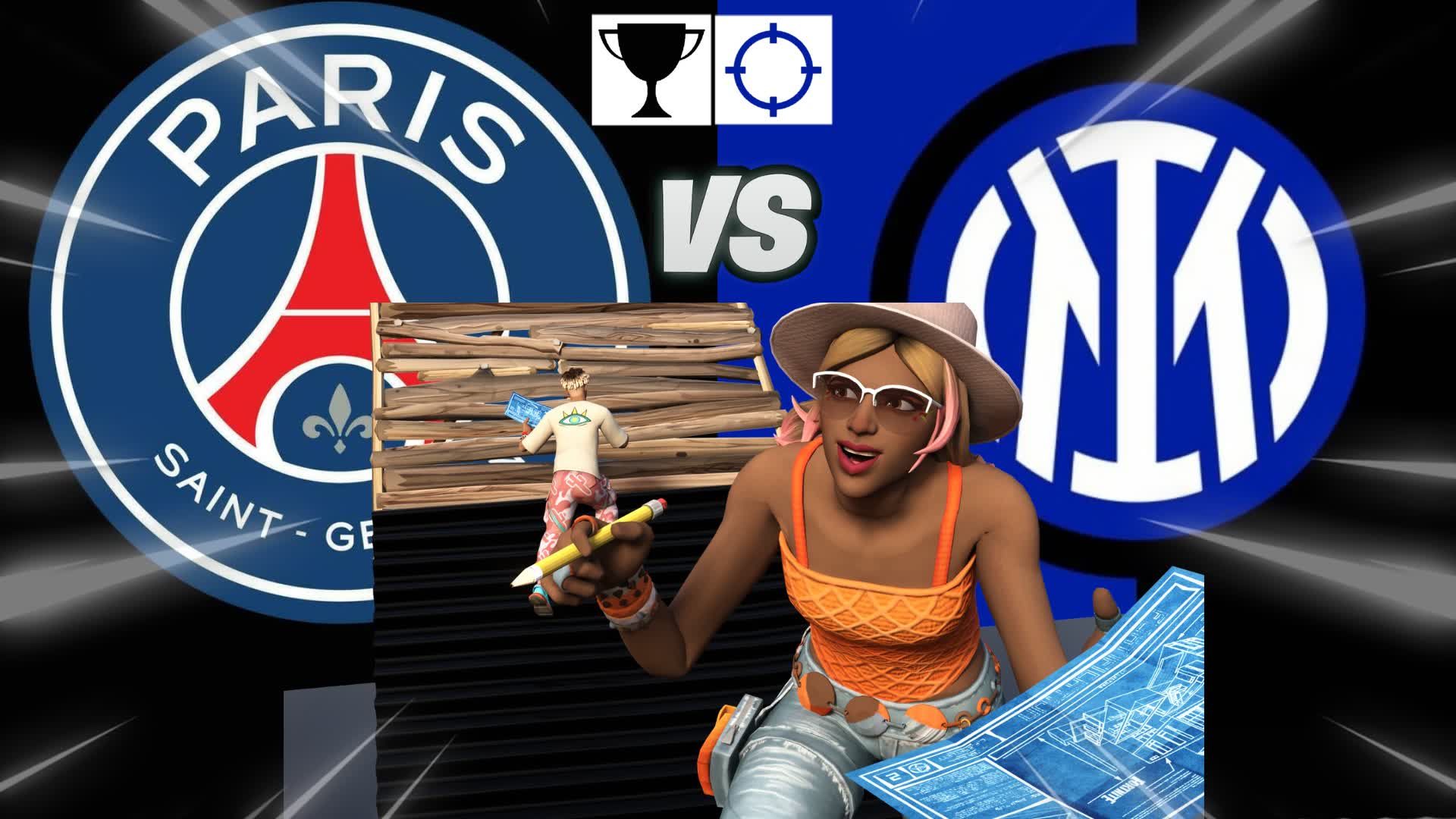 INTER VS PSG 1v1🎯⚽⚽