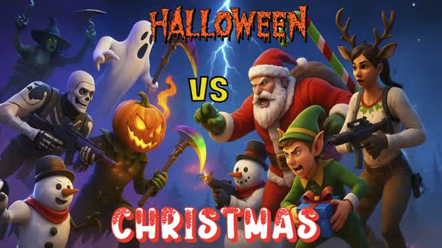 🎄 CHRISTMAS vs HALLOWEEN 🎃 NAVIDAD 🎅
