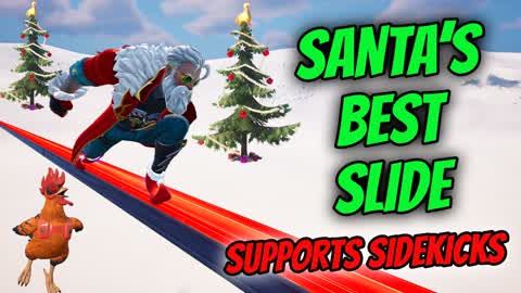 Santa's Best Slide with Sidekick Support