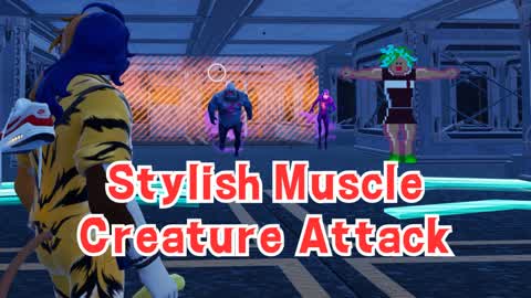 Stylish Muscle Creature Attack