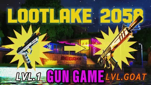 ONLY GOLD🏅GUN GAME | LootLake 2058