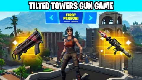 *FIRST PERSON* Tilted Towers Gun Game ⭐