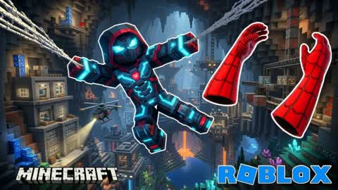 SPIDERS RED VS BLUE MINECRAFT 🚗