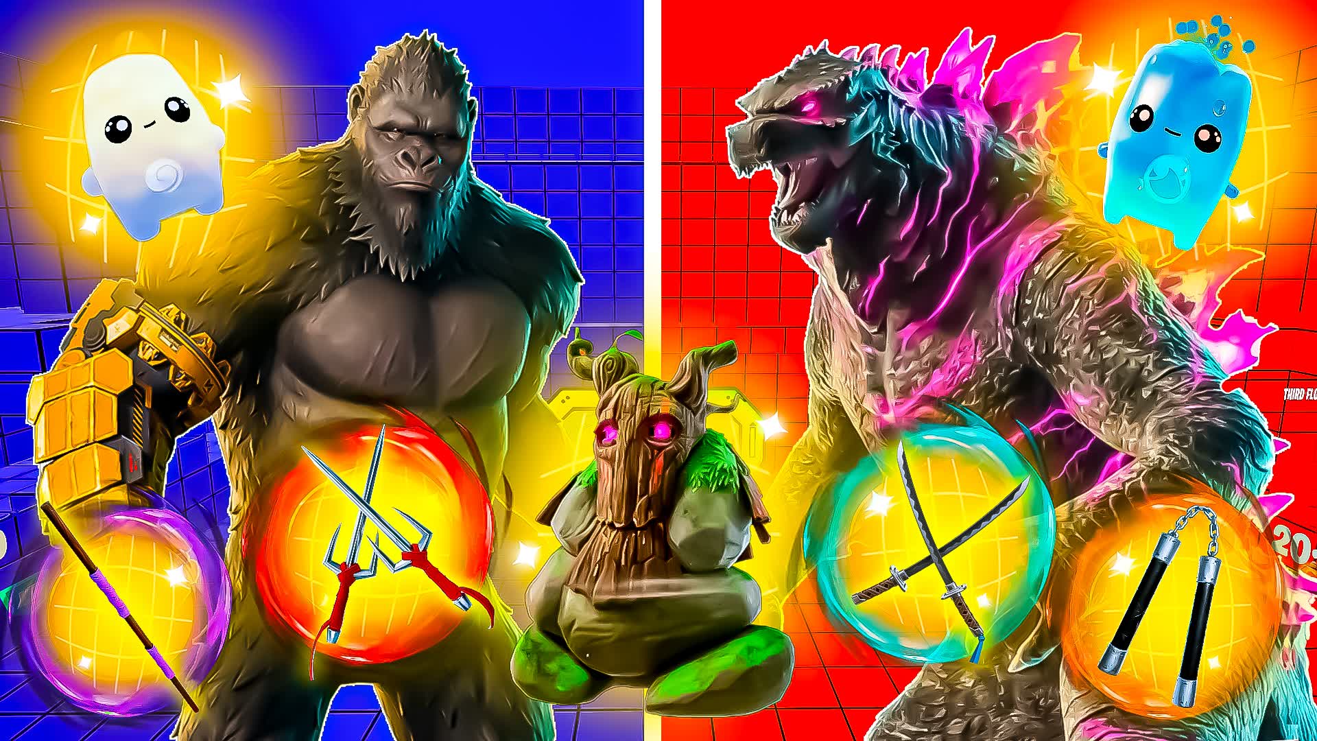 TMNT BOSS BATTLE 🏆 RED VS BLUE ALL CARS
