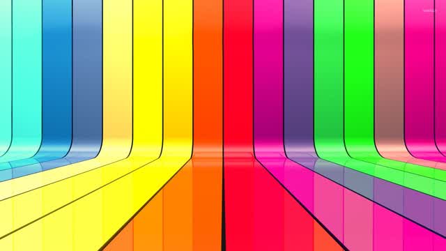 Hide and seek rainbow color