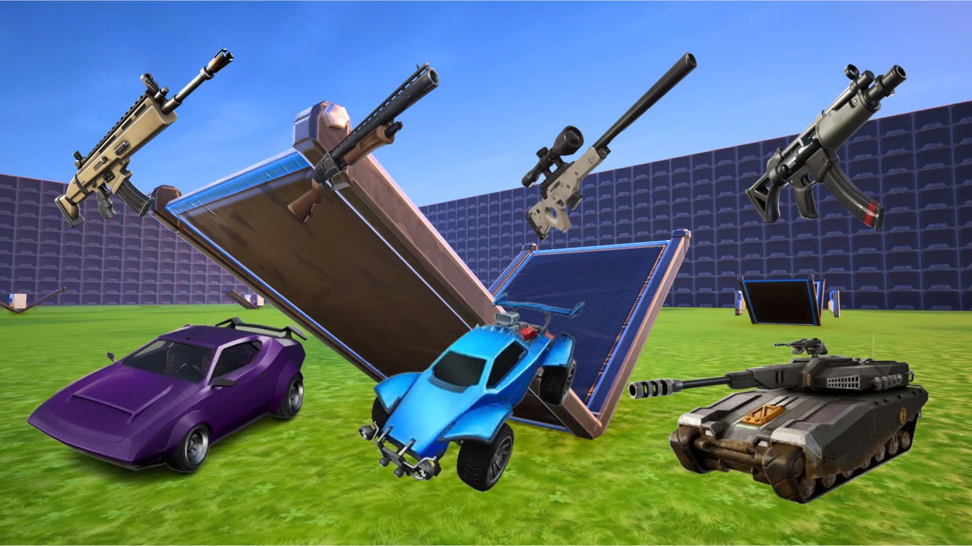 16 PLAYERS 1V1 WITH EVERY WEAPON