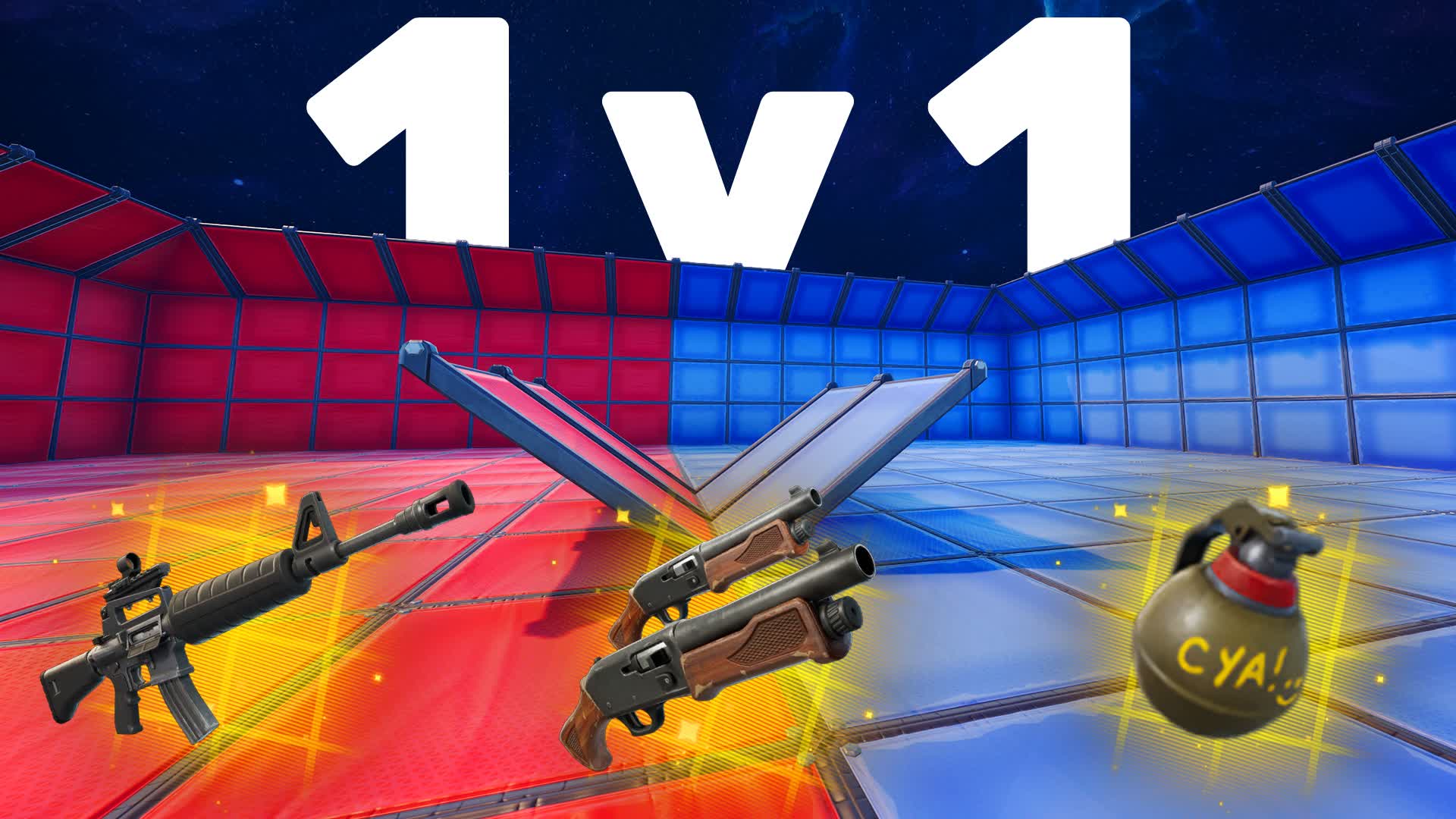 1v1 RED VS BLUE