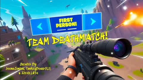 8v8 First Person Team Deathmatch