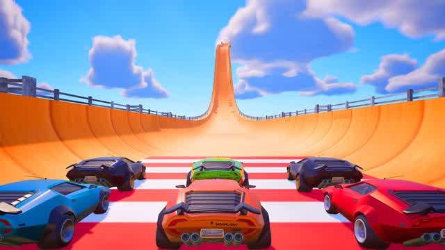 CARS MEGA RAMP EASY