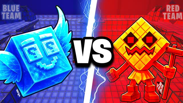 PRO VS NOOB đŽ RED VS BLUE đ”