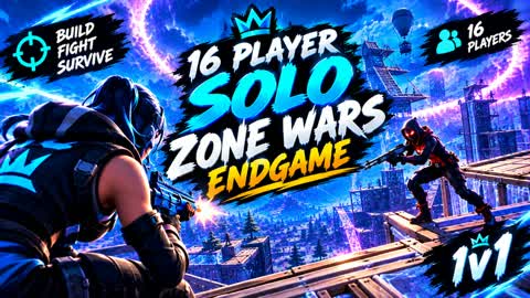 16 PLAYER SOLO ZONE WARS | ENDGAME