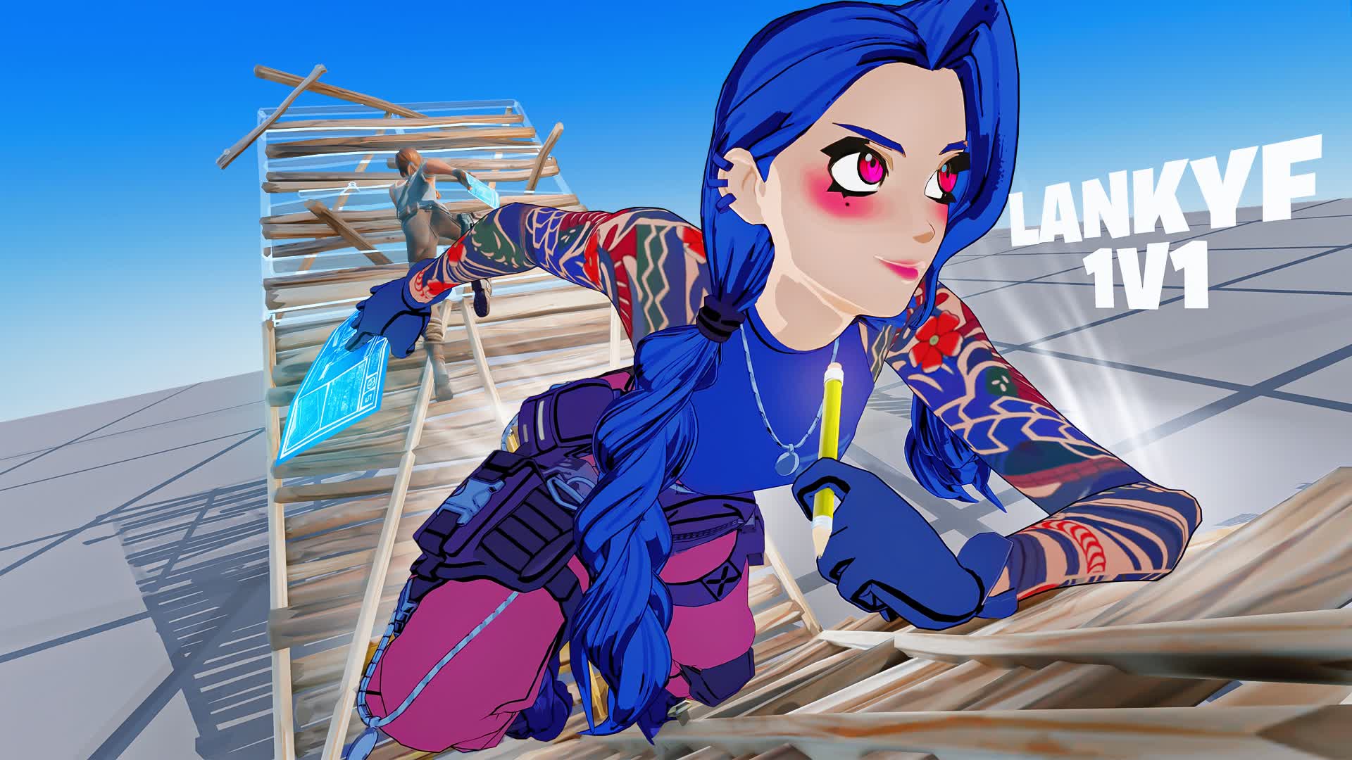 LankyF 1v1 Map 200 Pump 3428 5975 3171 - Landscape Comp 