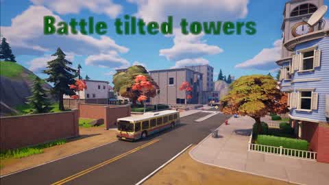 Battle royal tilted towers