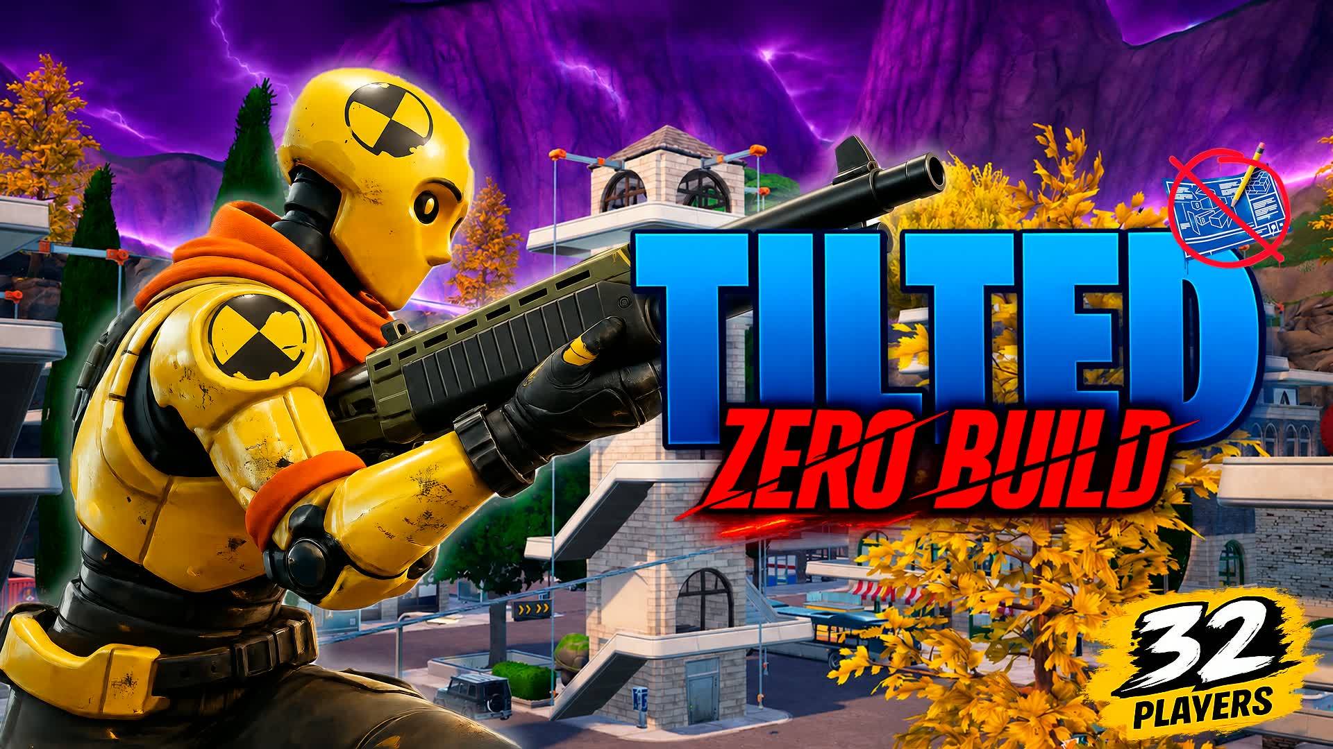 🚫✏️TILTED ZERO BUILD 32 PLAYERS