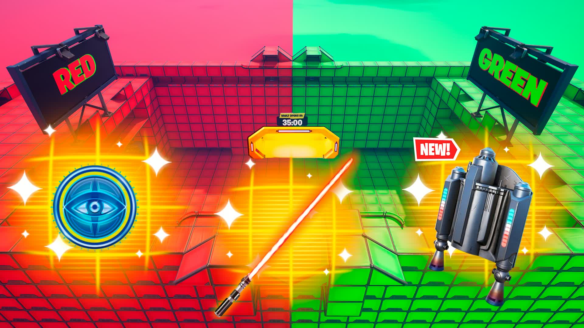 STAR WARS RED VS GREEN