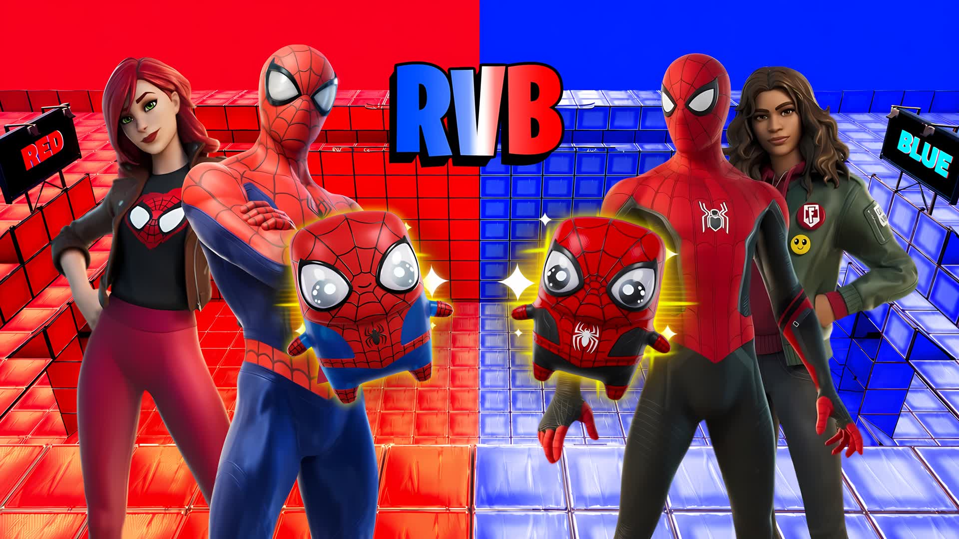 RED VS BLUE SPIDEY SPRITE [SHOOTER]