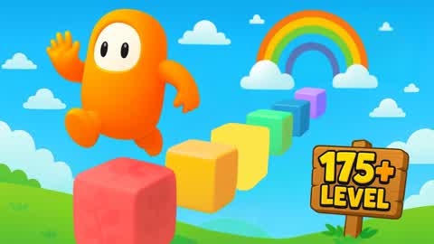 🌈👑 MEGA RAINBOW OBBY & MINIGAMES 👑🌈