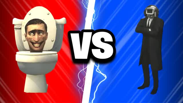 SKIBIDI TOILET VS CAMERA MAN 🔴🔵