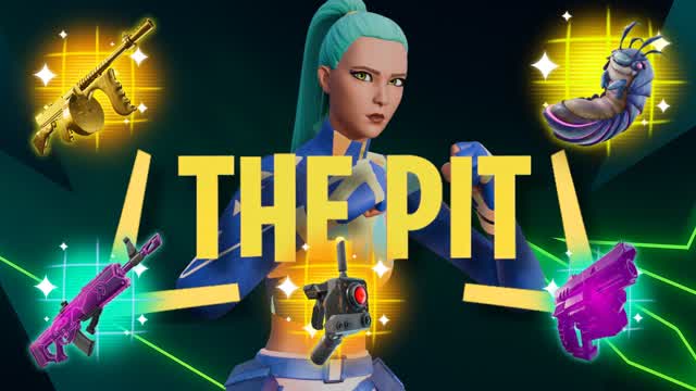 1v1v1 THE PIT ALL WEAPONS💚