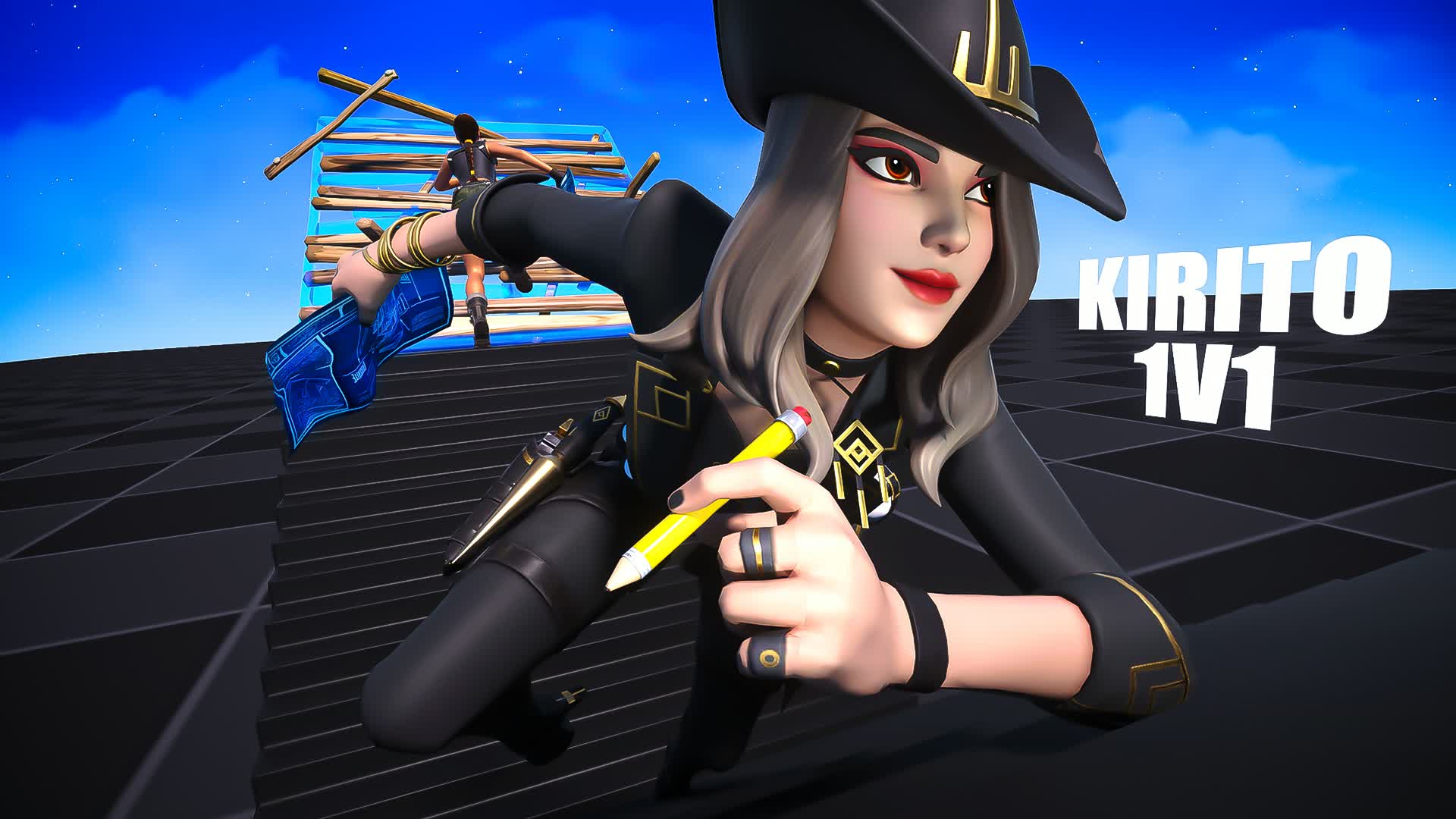 KIRITO 1V1 BUILD FIGHT ( 200 PUMP )