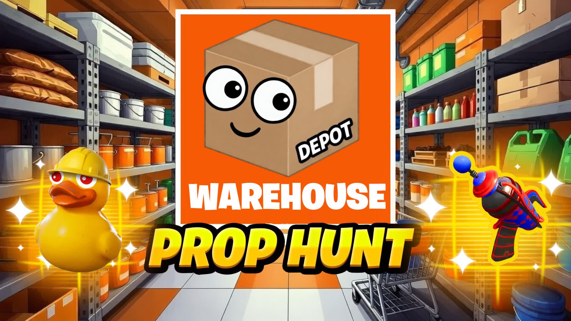 WAREHOUSE PROP HUNT 🛒 SUPERMARKET