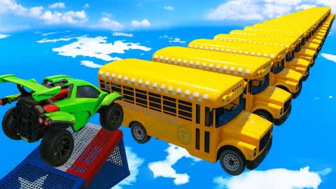 BATTLE BUS CAR PARKOUR OBBY