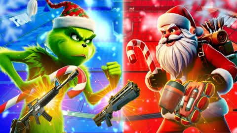 🐸 grinch Vs Santa🎅 Christmas🎅 🔴Vs🔵