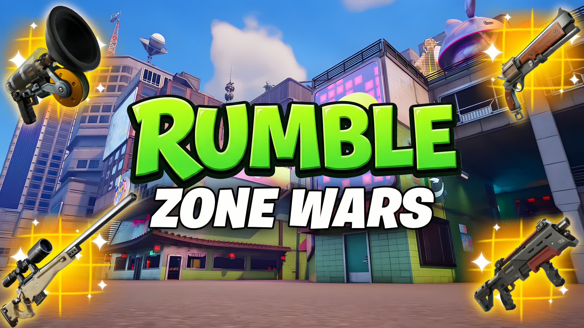 RUMBLE ZONE WARS ⭐ [1V1V1 EVERY GUNS]