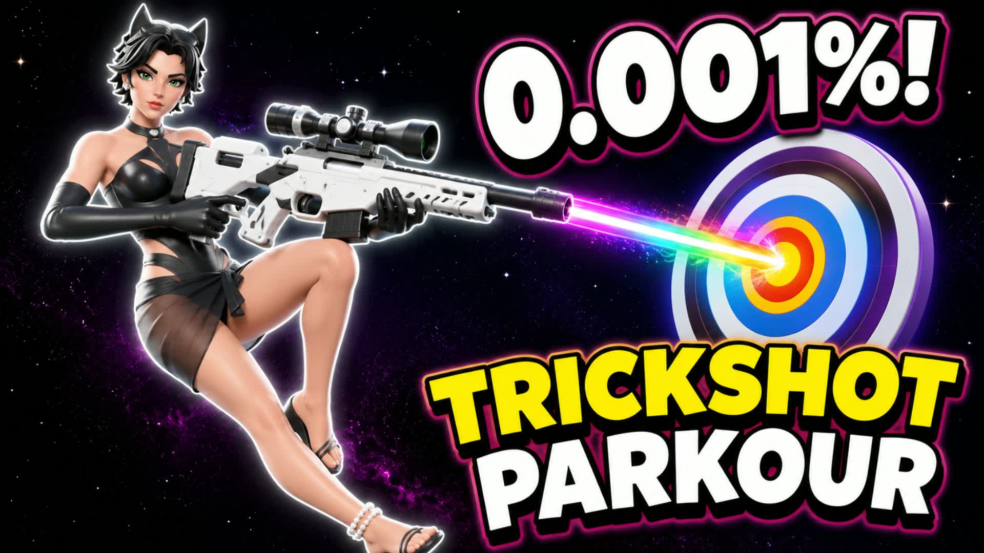 スーパークレイジートリックショットパルクール🎯(70+レベル)