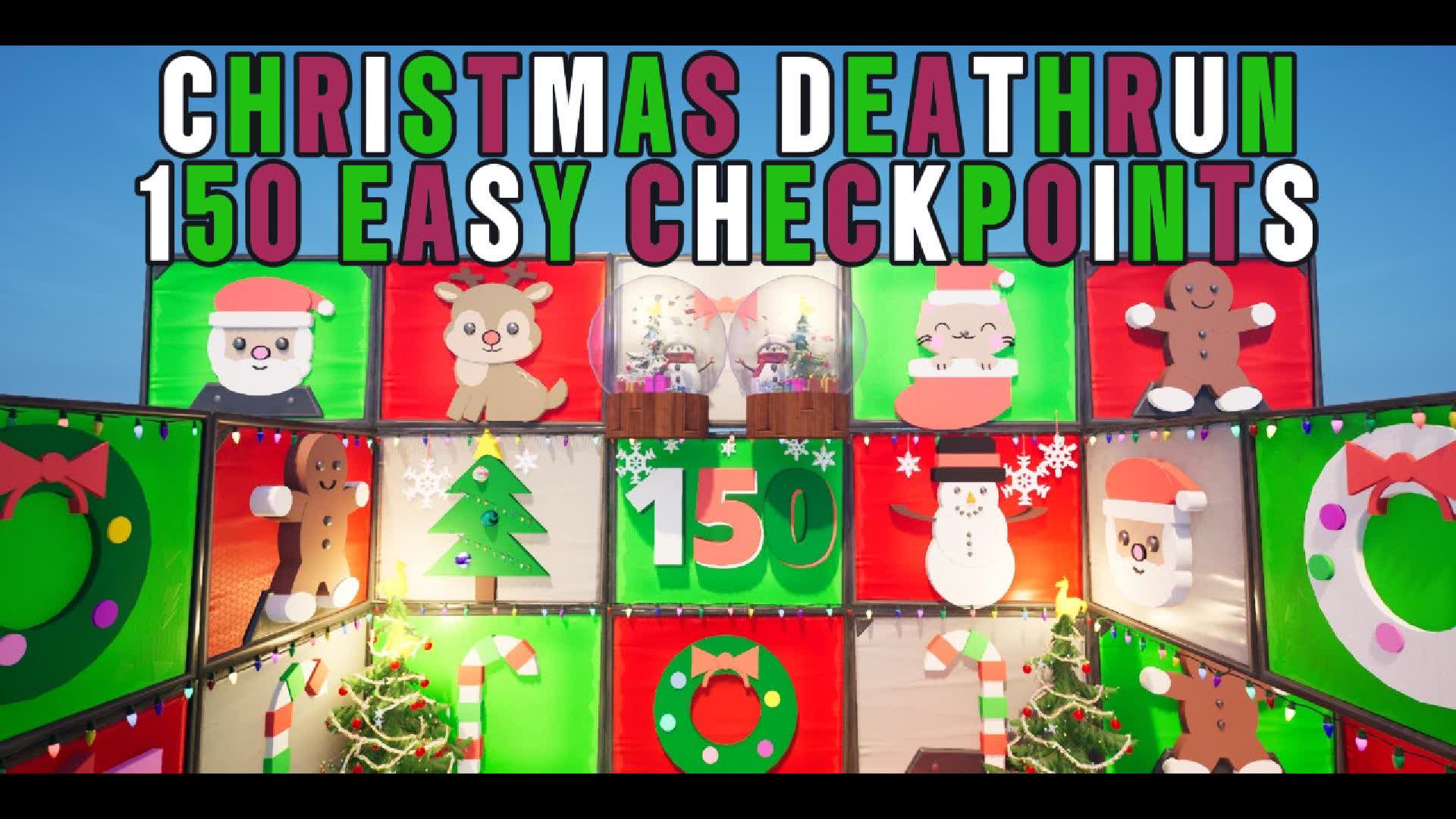 🎅 Christmas OBBY Deathrun easy 150 🎄