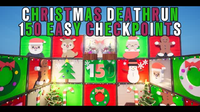 🎅 Christmas OBBY Deathrun easy 150 🎄