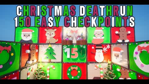 🎅 Christmas OBBY Deathrun easy 150 🎄