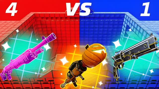 RED VS BLUE 4V1 TOKA