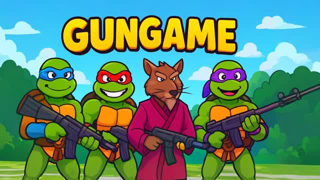 🐢🔫 GUN GAME: NINJA TURTLES BATTLE ⚔️