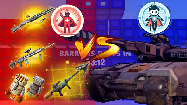CRAZY RED VS BLUE 🔴🔵 TANKS HEROES