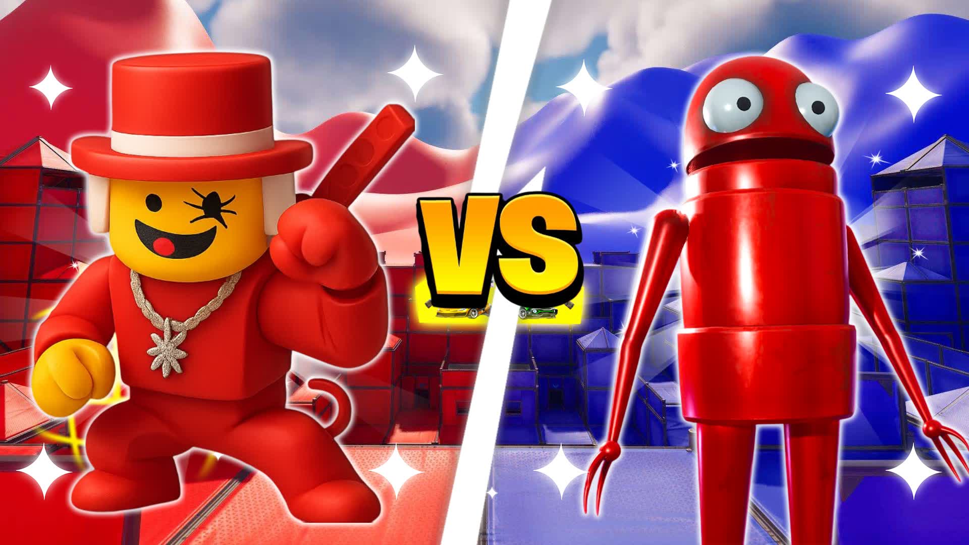 SUP2R CRAZY RED VS BLUE WINTER ARC 🥶