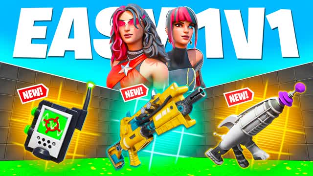 EASY 1V1 🎯 ALL GUNS & VEHICLES 🎯