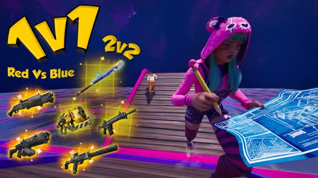 MiniGame Hub, 1v1 - 2v2 - Red vs Blue