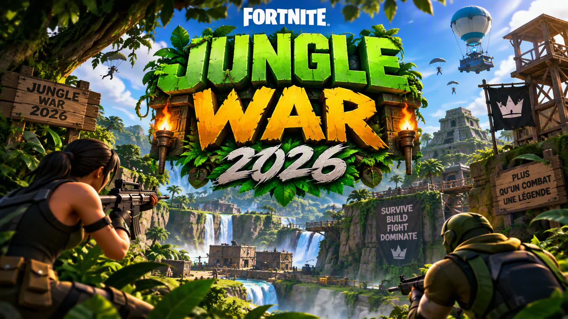 Jungle war - Fortnite island 6351-3951-1529 by valrennes_35