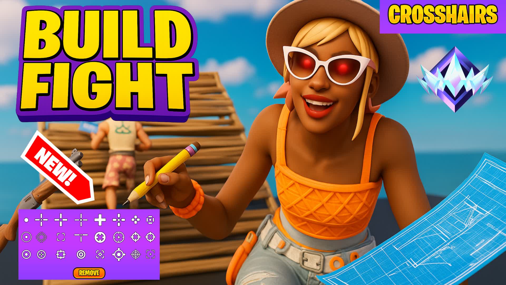 BUILD FIGHT RANKED | 1v1→Upto 16 Players