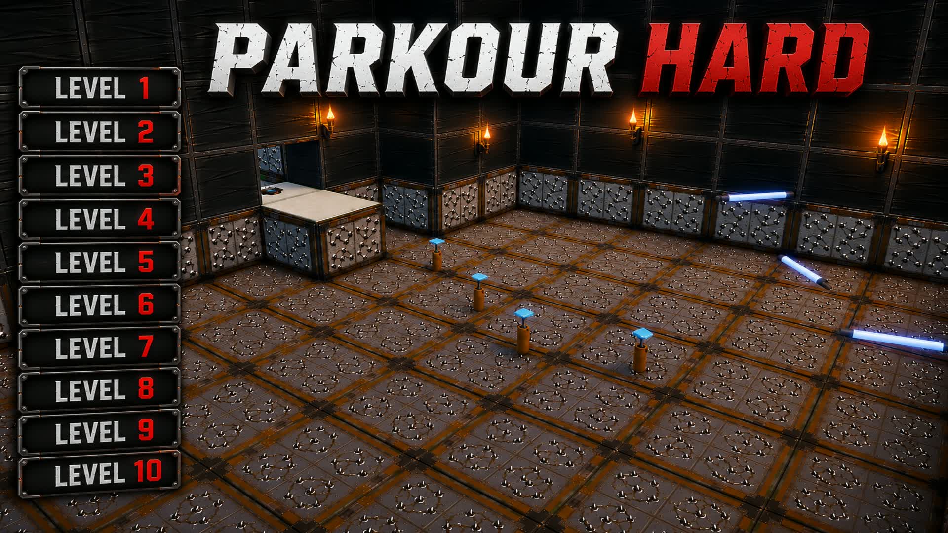 GLORY 10 Level Parkour[hard] اصعب باركور