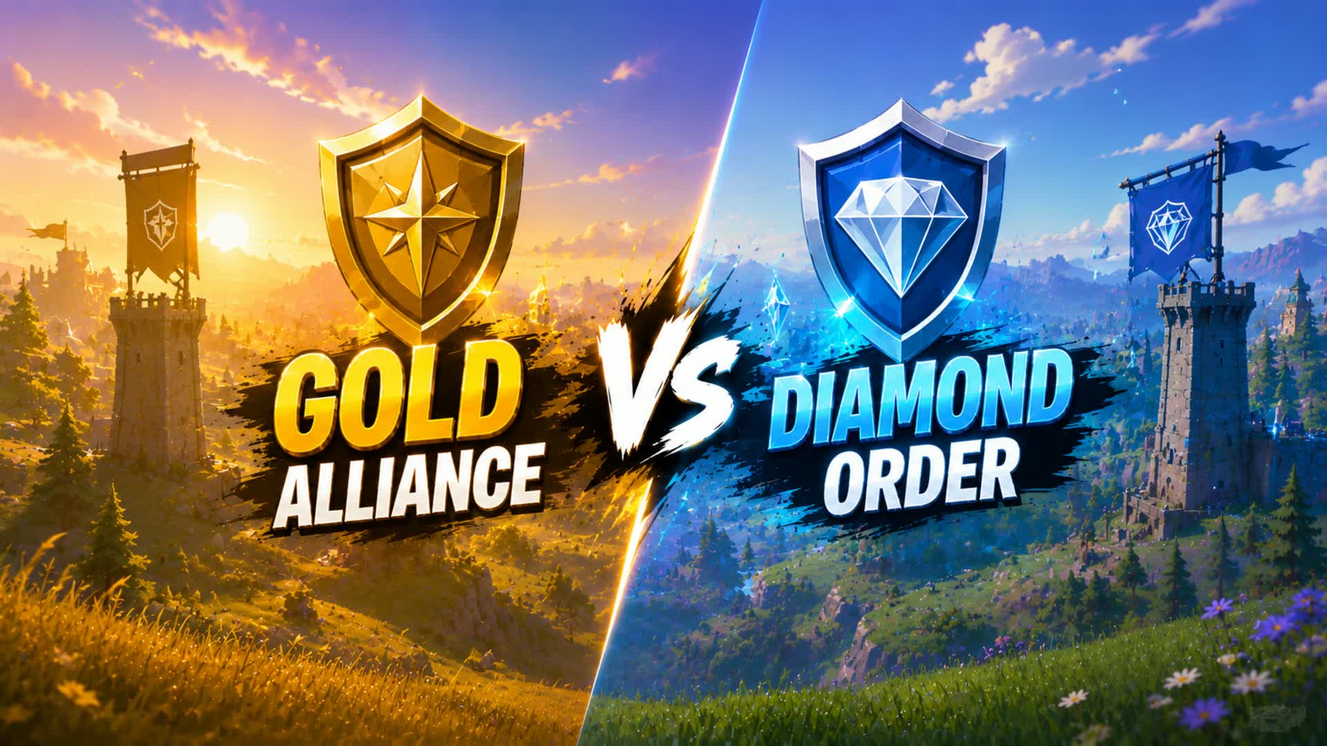 🛡️ GOLD ALLIANCE VS DIAMOND ORDER 💎