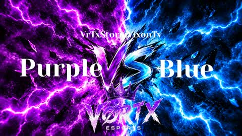 Purple V Blue